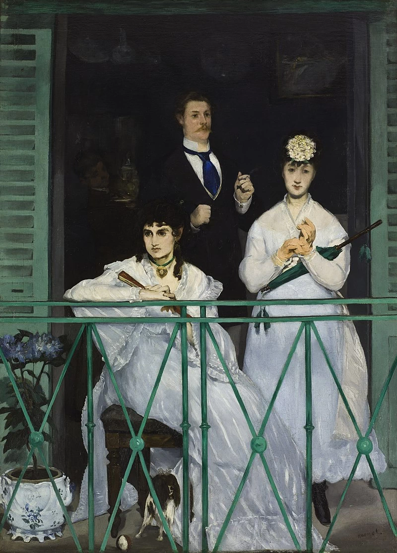  131-Édouard Manet, Il balcone, 1868-69-Museo d'Orsay, Parigi 